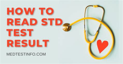 how to read std results|Understanding STD Tests: Results, Accuracy, Costs, And Where .